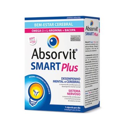 Absorvit Smart Plus desempenho mental e cerebral