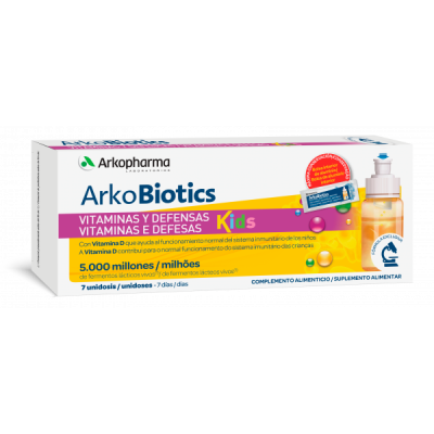Arkobiotics Vitaminas E Defesas Kids