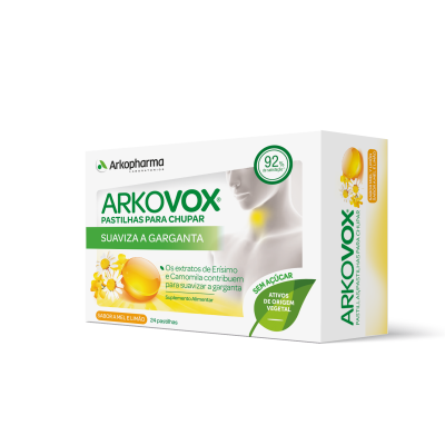 Arkovox Mel/Limão Pastilhas