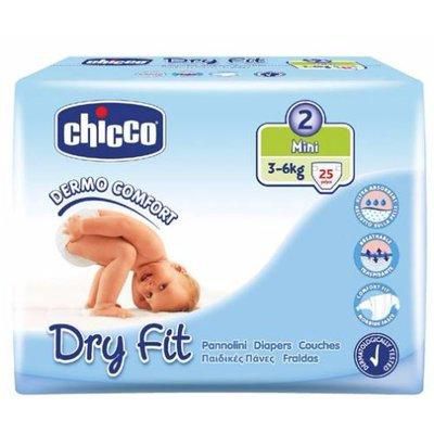 Chicco Fraldas Dry Fit Mini Dos 3 Aos 6kg