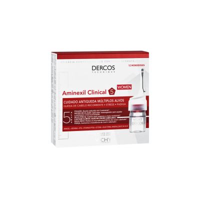 Vichy Dercos Aminexil Clinical 5 Ampolas Mulher