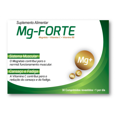 Mg-Forte Comprimidos de Magnésio + Vitamina C + Vitamina B6