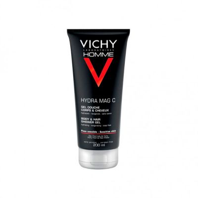 Vichy Homme Mag C Gel de Banho para Corpo e Cabelo 200ml