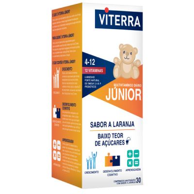 Viterra Junior 30 Comprimidos Mastigaveis